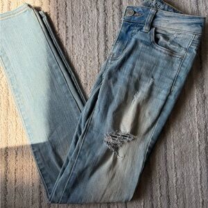 Y2K super low rise American eagle jeans